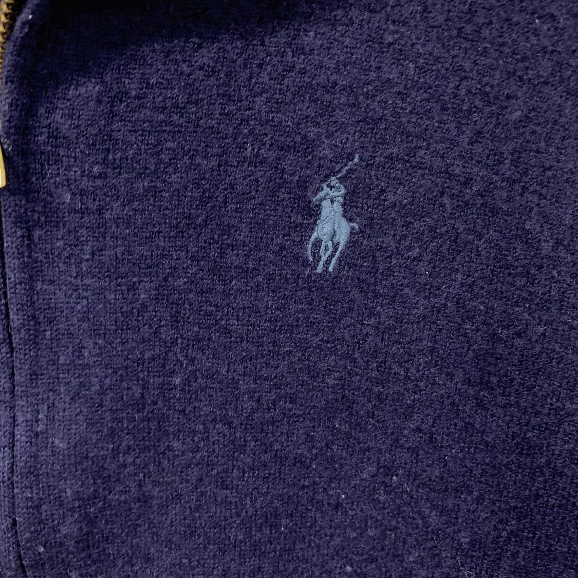 폴로 랄프로렌 신형 네이비 투웨이 니트 집업 상품이미지3