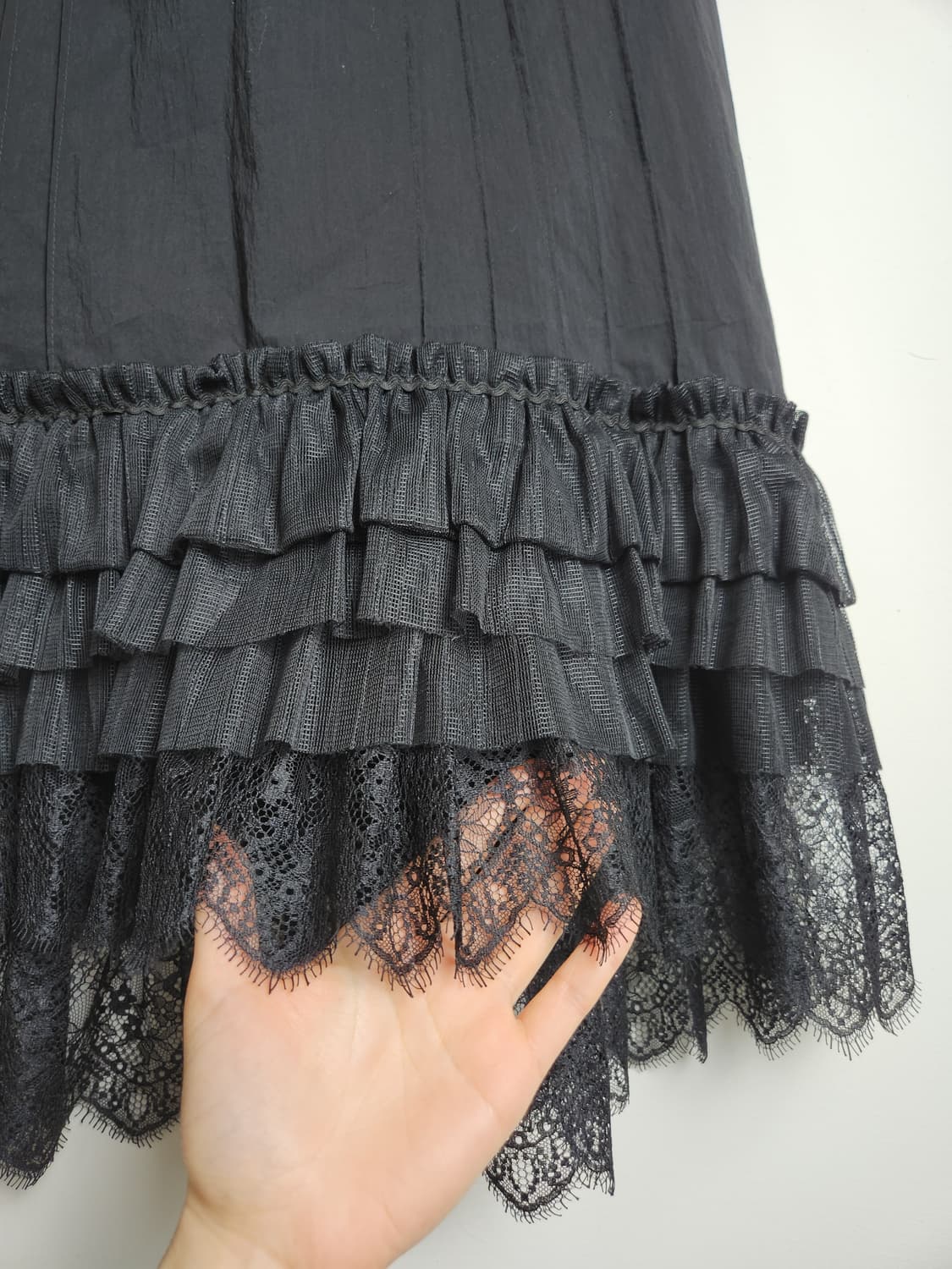 프릴 레이스 스커트 상품이미지6