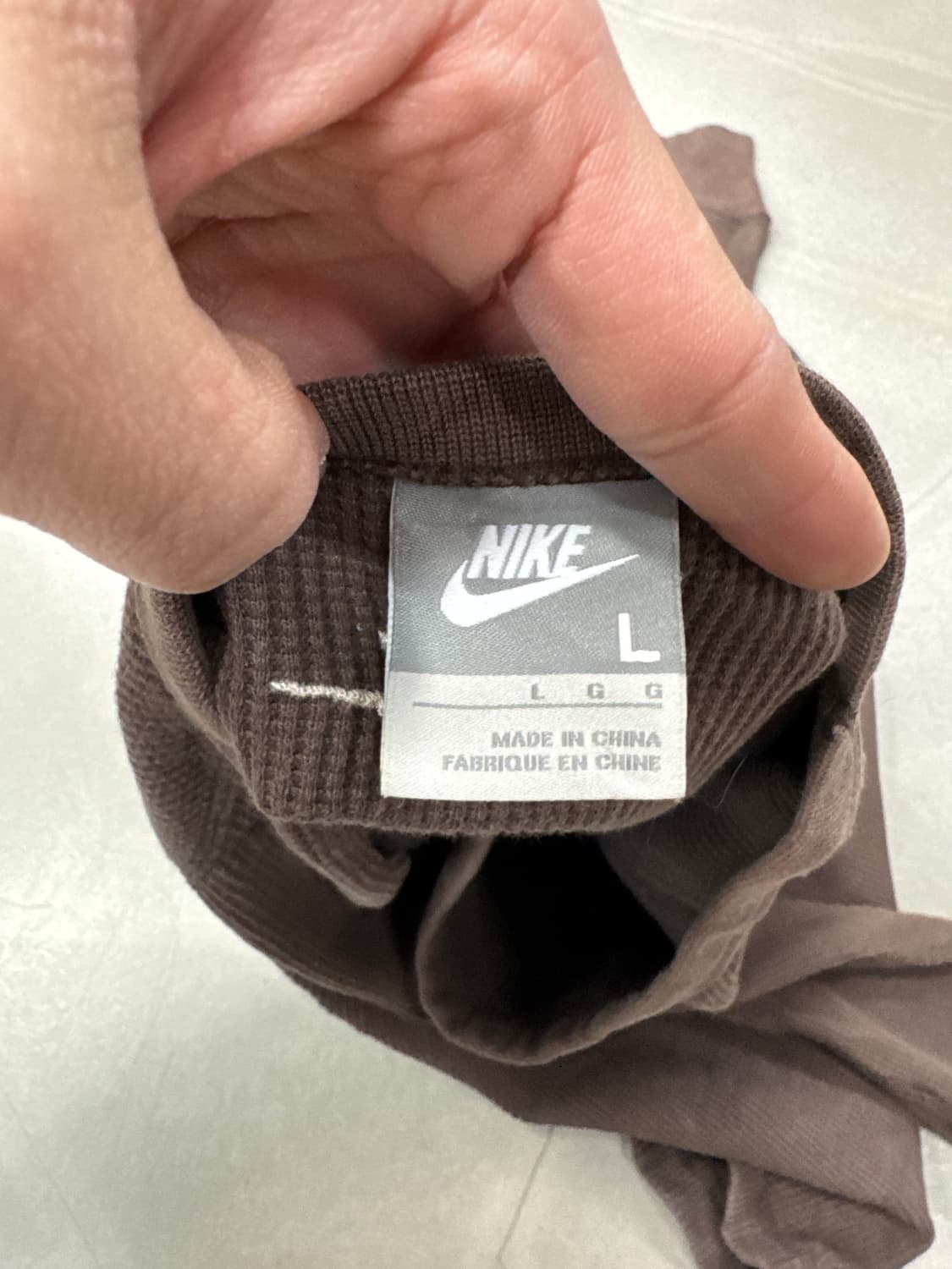 00S 나이키 Y2K 와플 롱슬리브 L 상품이미지5