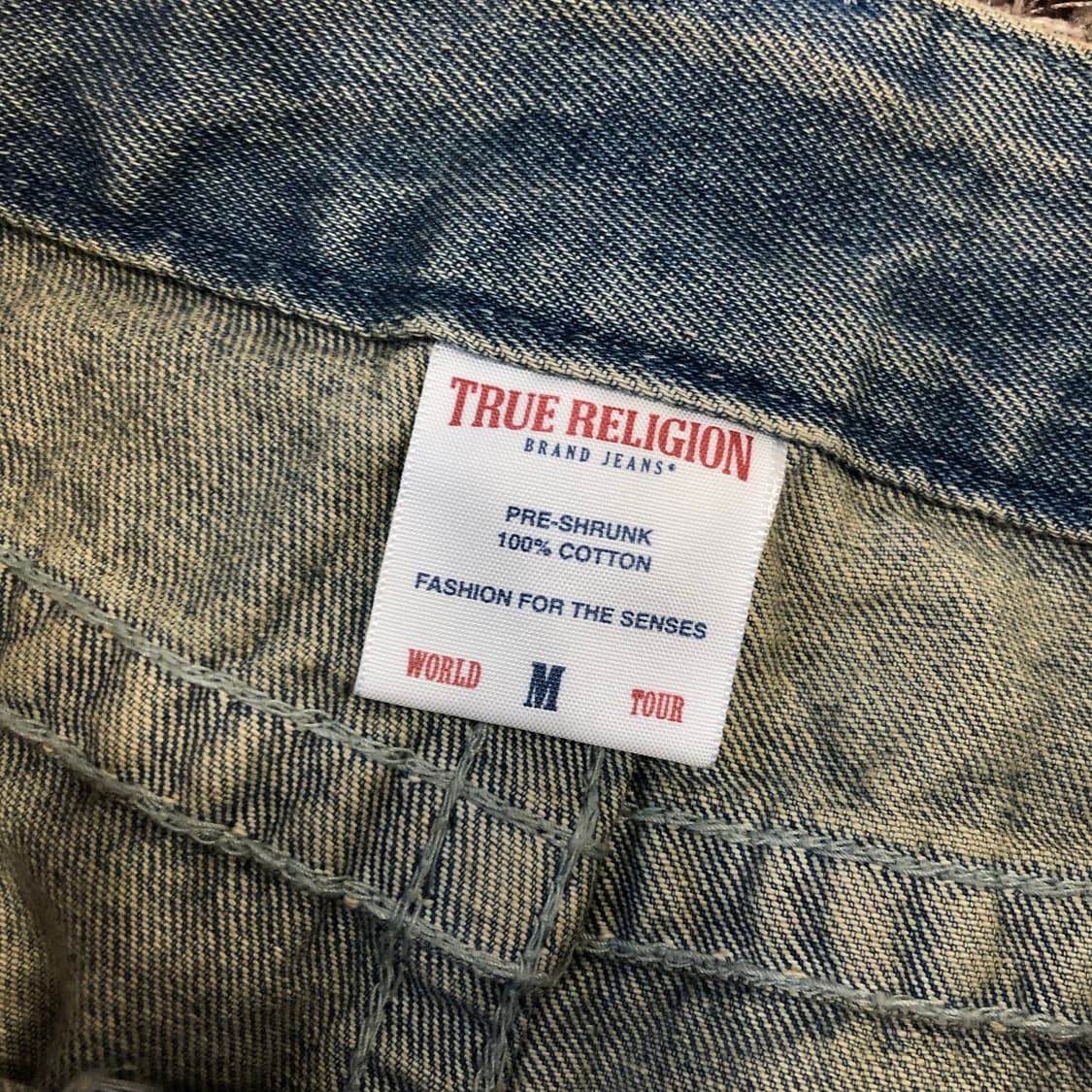 트루릴리전 월드투어 워싱 데님 카고 팬츠 상품이미지6