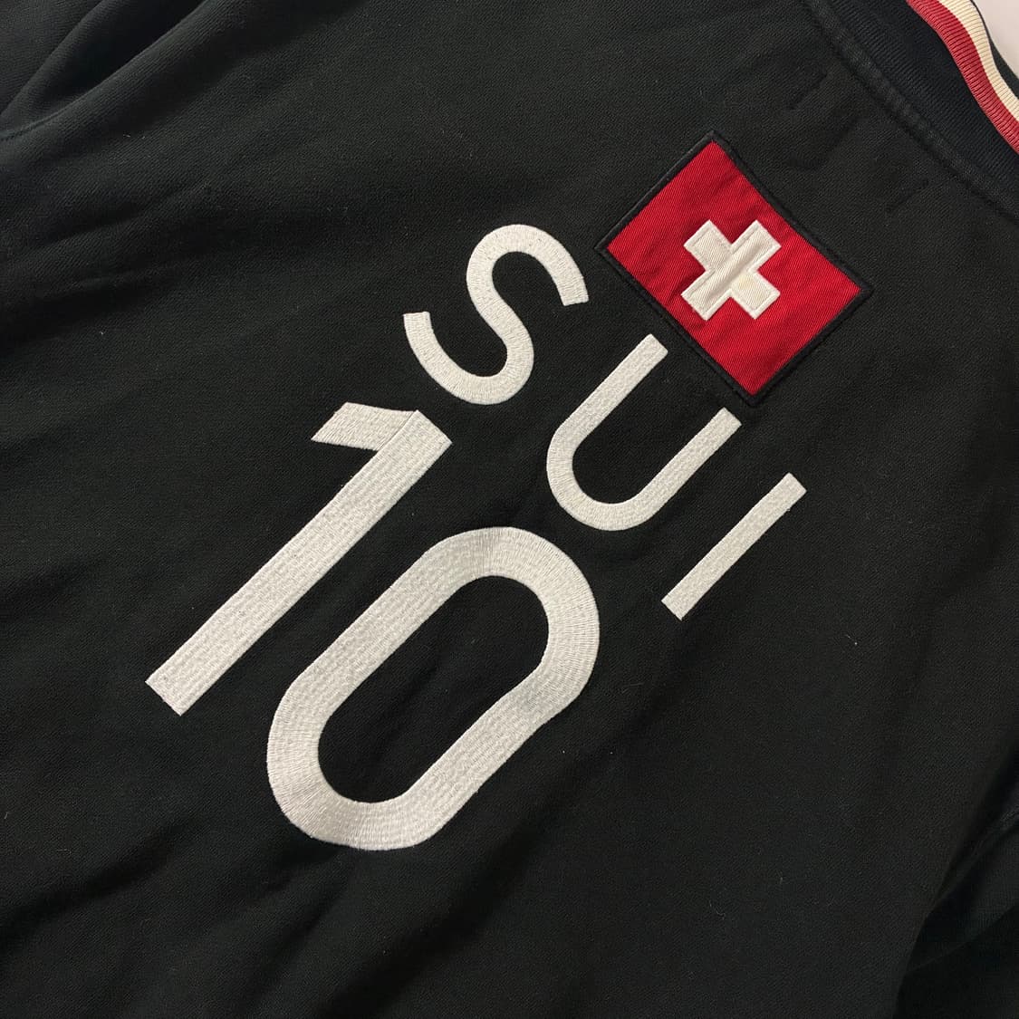 Polo 폴로 랄프로렌 00's 스위스 블랙 화이트 빅포니 집업 자켓 상품이미지6