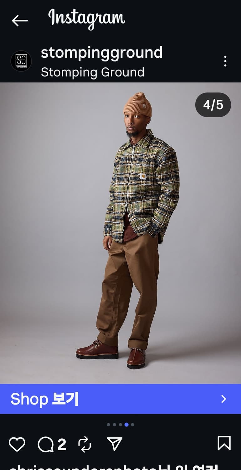 칼하트 wip 스트로이재킷- xl 상품이미지5