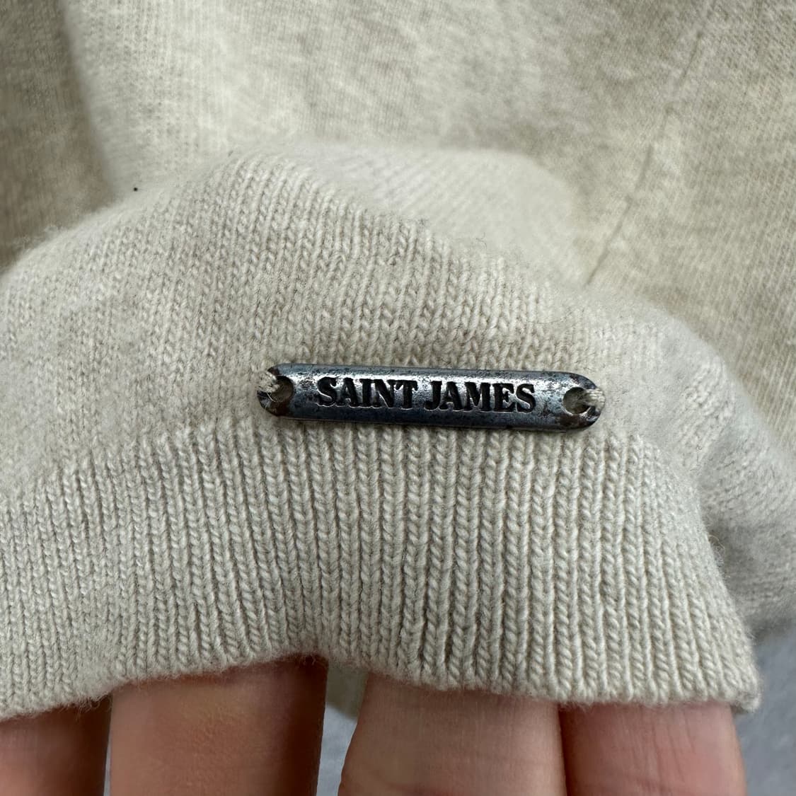 90 세인트제임스 여자 브이넥 울 니트 상품이미지5