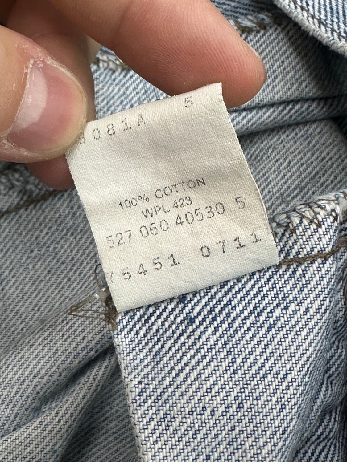 90s Levi's SilverTab 데님 봄버 자켓 M 상품이미지10