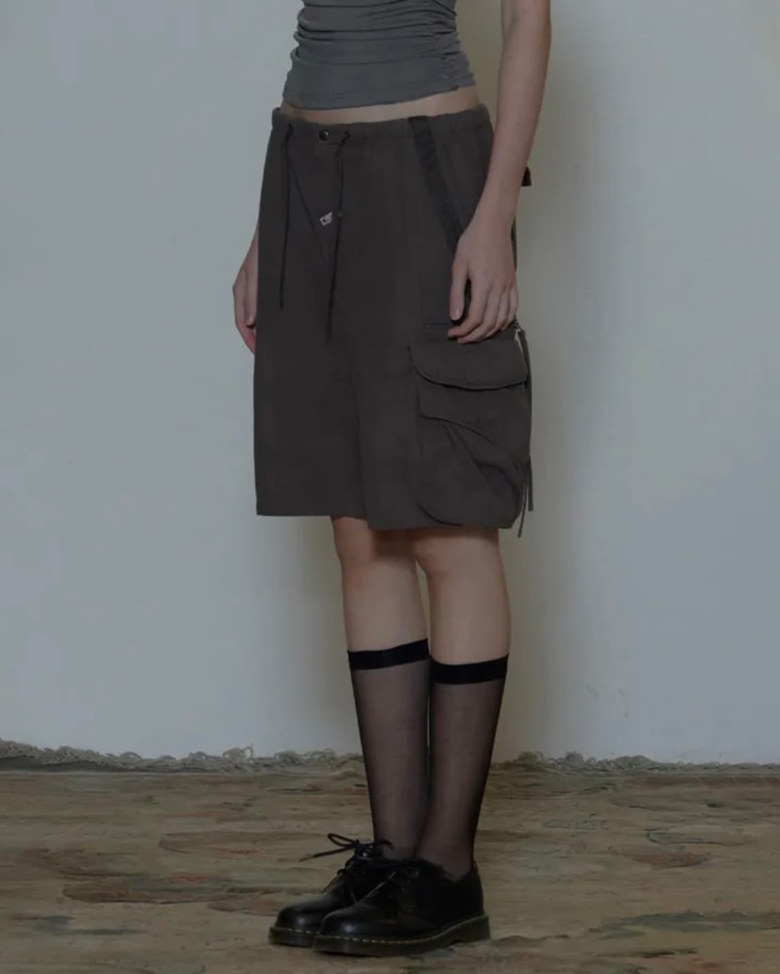 스컬프터 카고 하프 팬츠 차콜 XS 상품이미지2