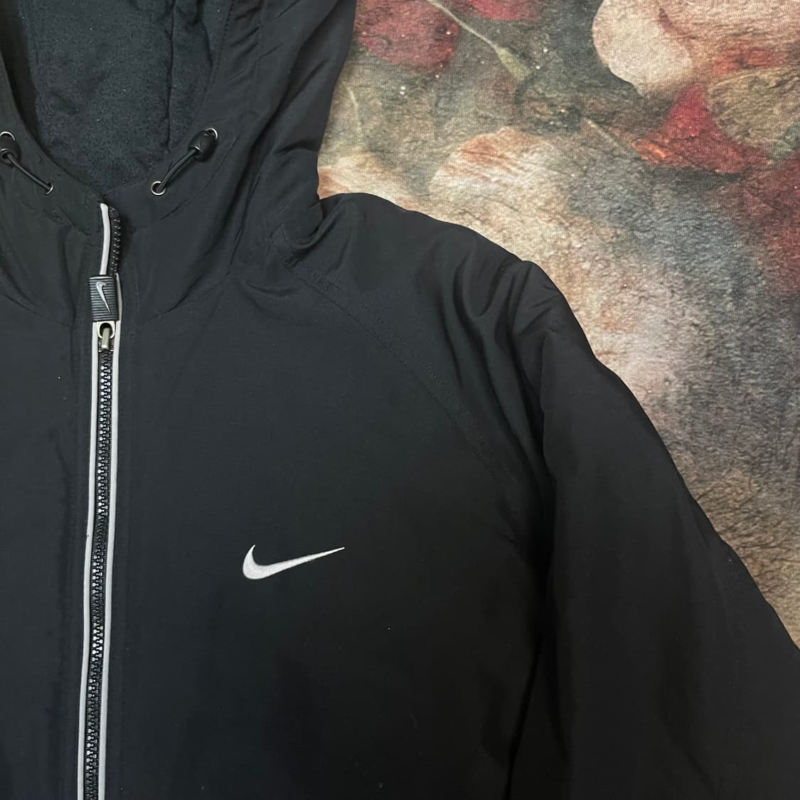 나이키 올드스쿨 후드베스킷볼로고 블랙스우시점퍼 105 상품이미지2