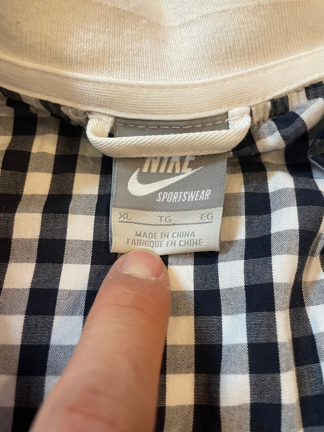 나이키 & FFF 코튼 트랙 자켓 화이트 상품이미지6