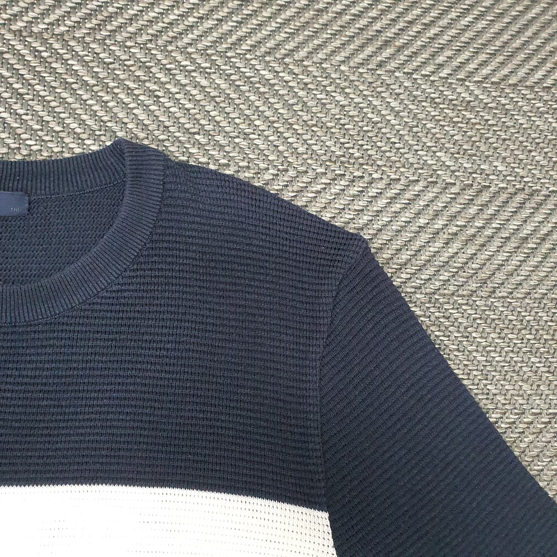 지오지아 긴소매 면니트 남자105~110 상품이미지3