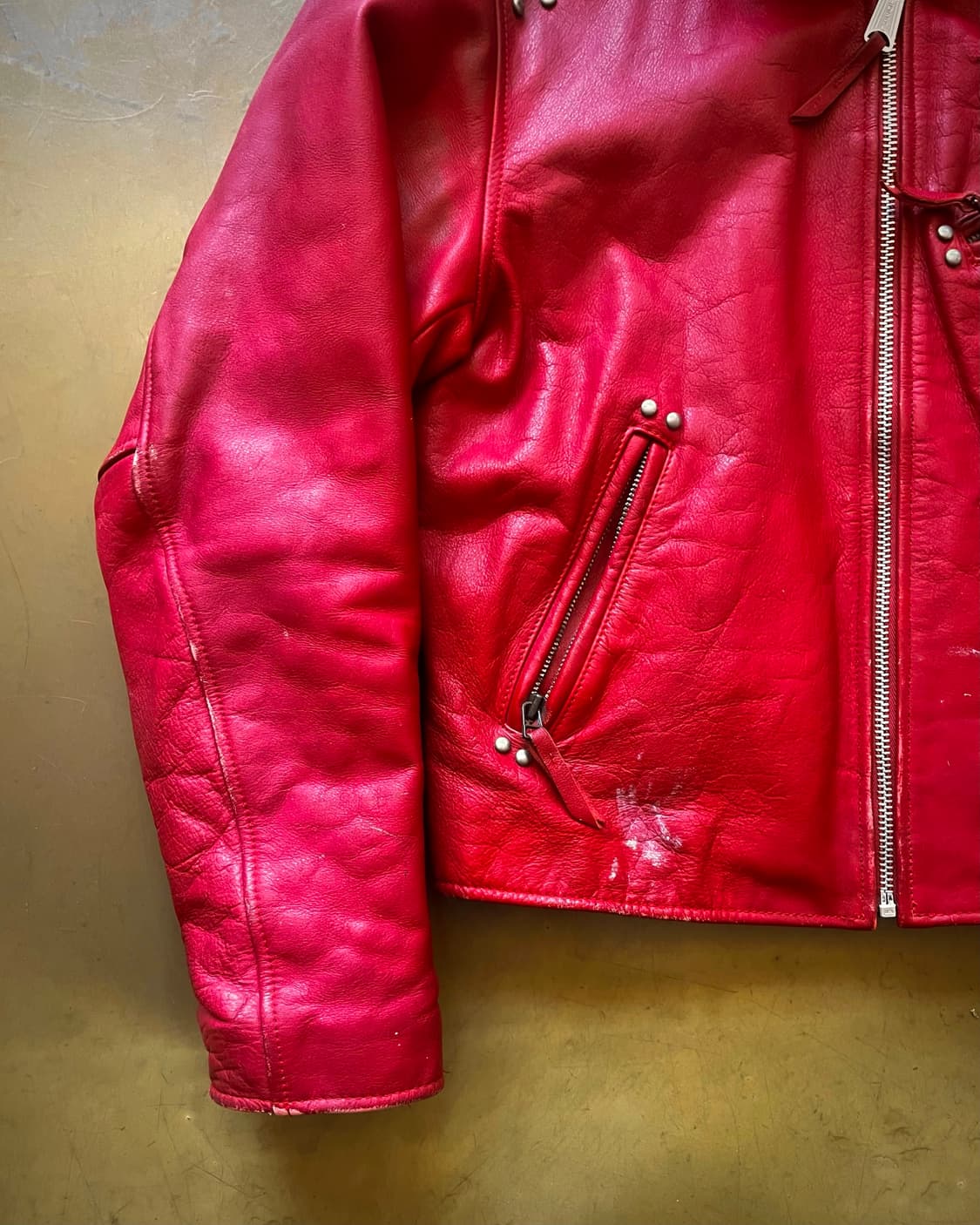 90s Harley Davidson Studs Leather Jacket 상품이미지7