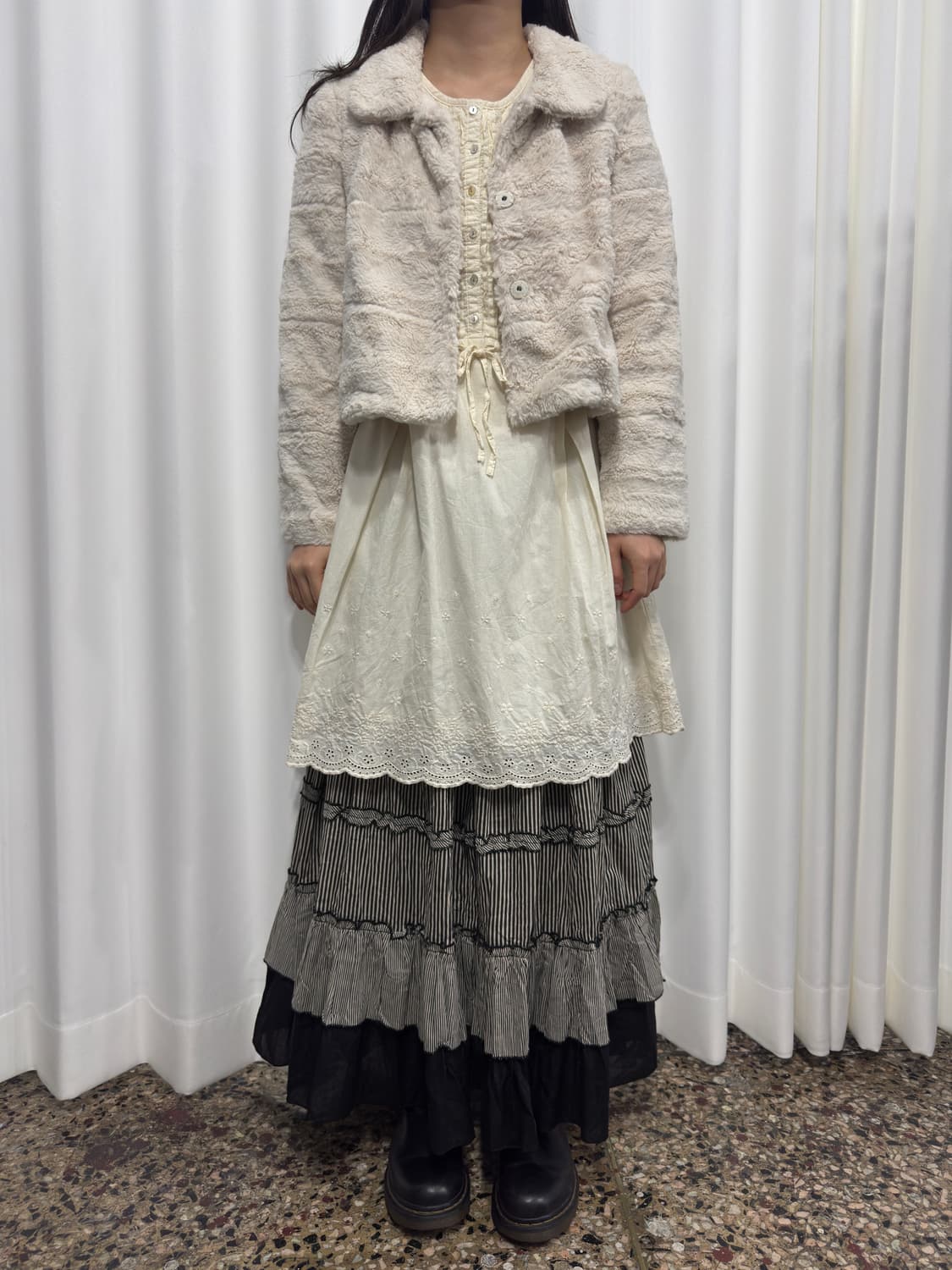 earth music& mori blouse 상품이미지6