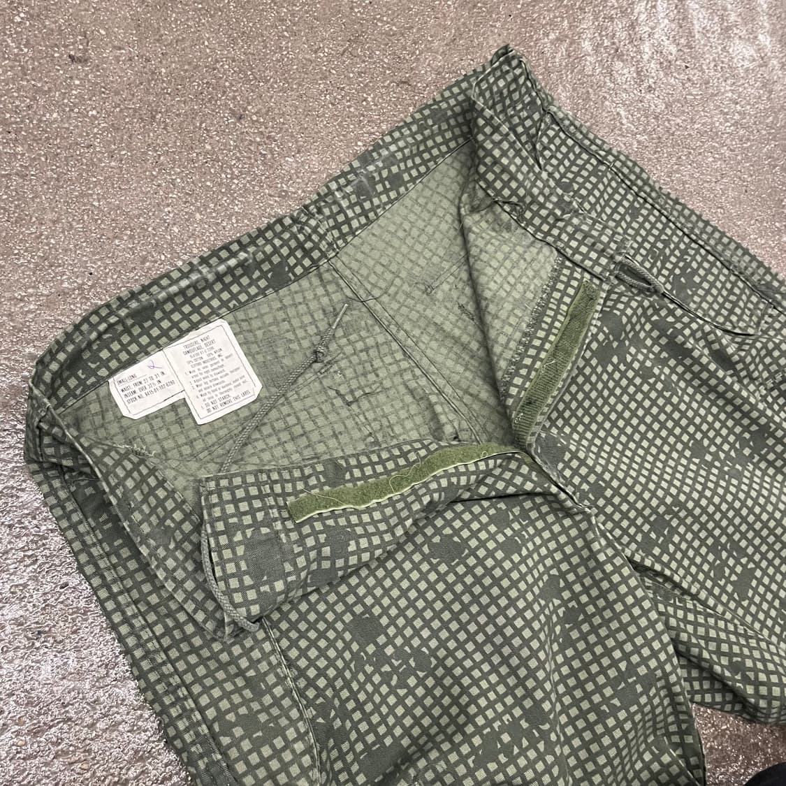 80s 미군 나이트카모 쉘 팬츠 (~33“) 상품이미지8