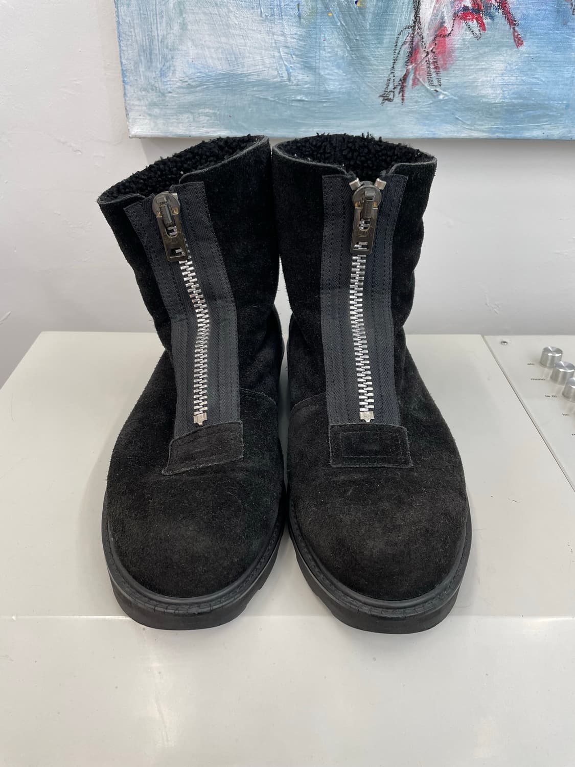 [260] 요지야마모토 1996ss 스웨이드 부츠 상품이미지1