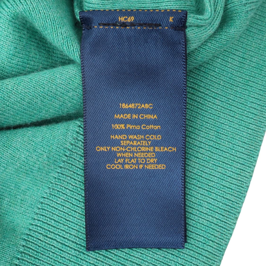 폴로 랄프로렌 민트 피마코튼 라운드 니트 상품이미지9