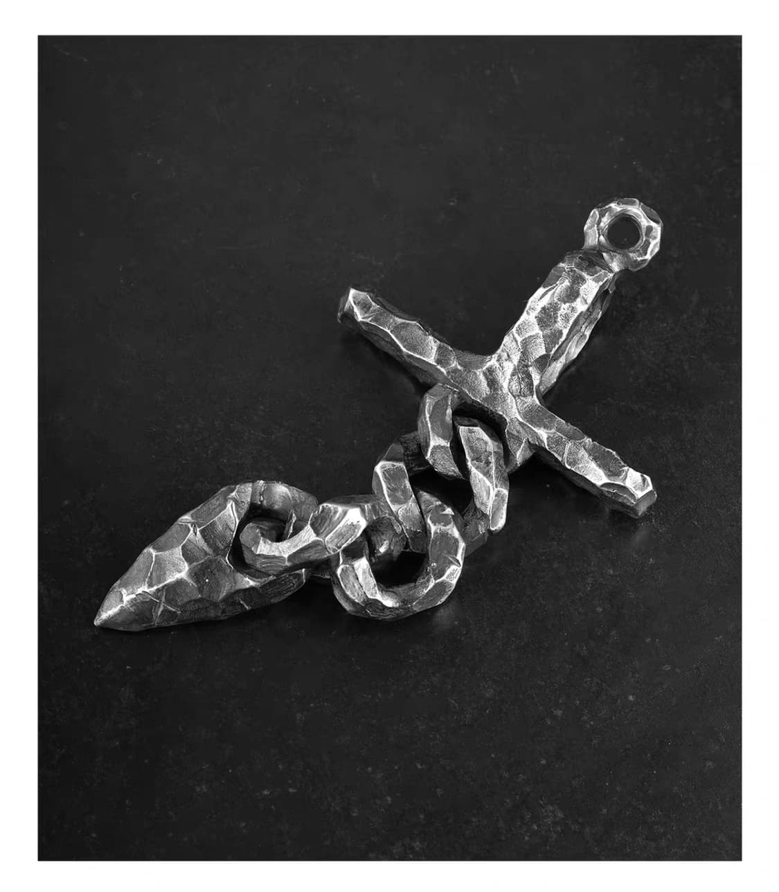 Oceanora S925 수제 홀리 소드 남성 펜던트 상품이미지5