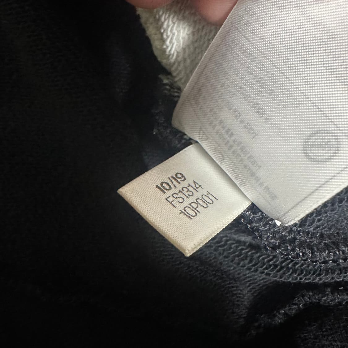 ✨ (바배) 아디다스 검흰 빅로고 크롭 후드티 상품이미지5