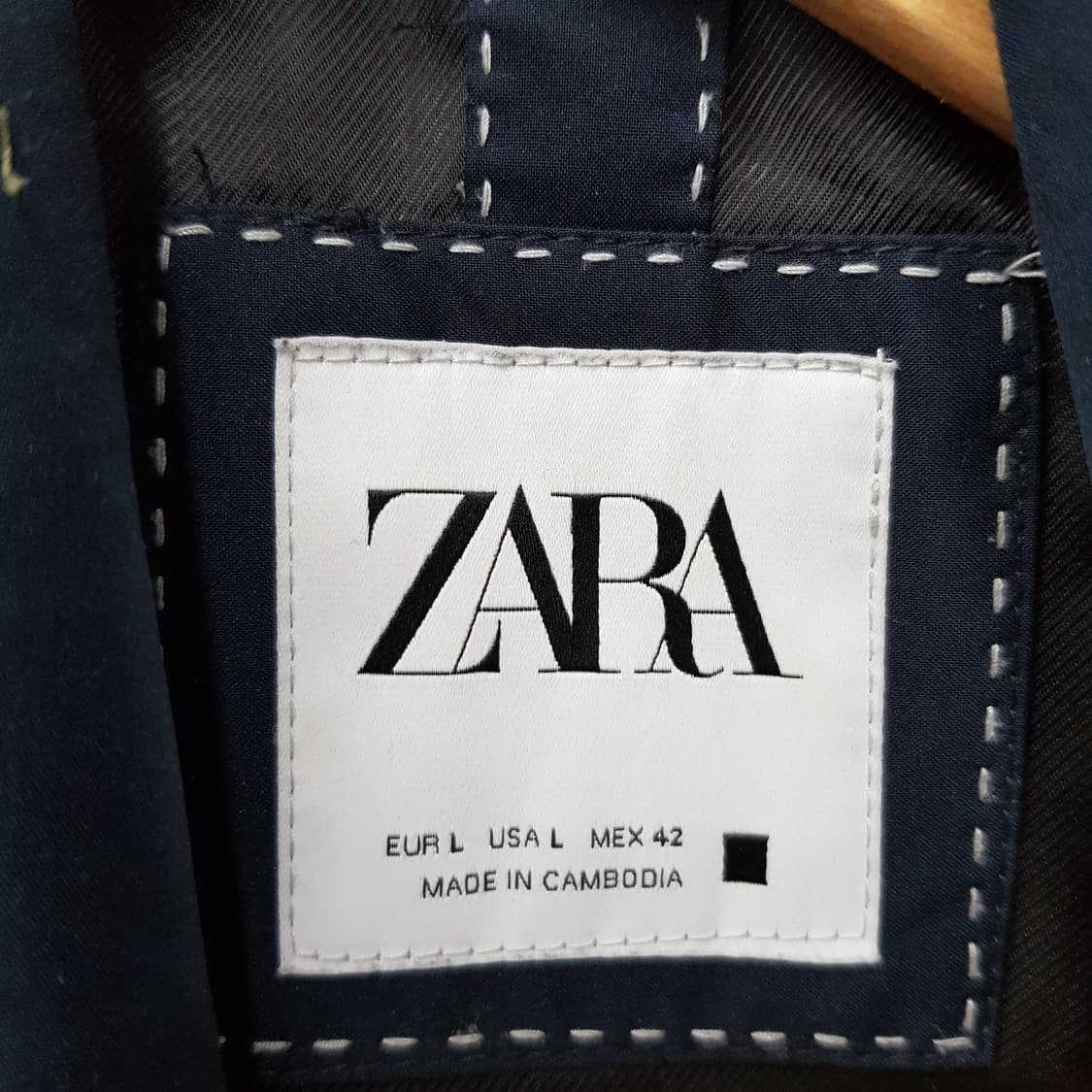 자라 투포켓 미니멀 집업 자켓 L사이즈  상품이미지3