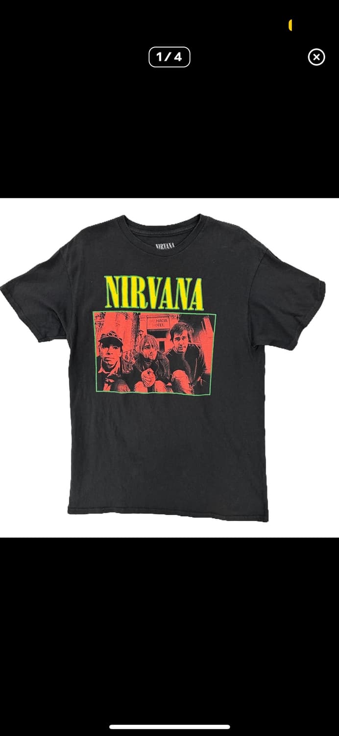 Nirvana kurt cobain tee shirt 상품이미지1