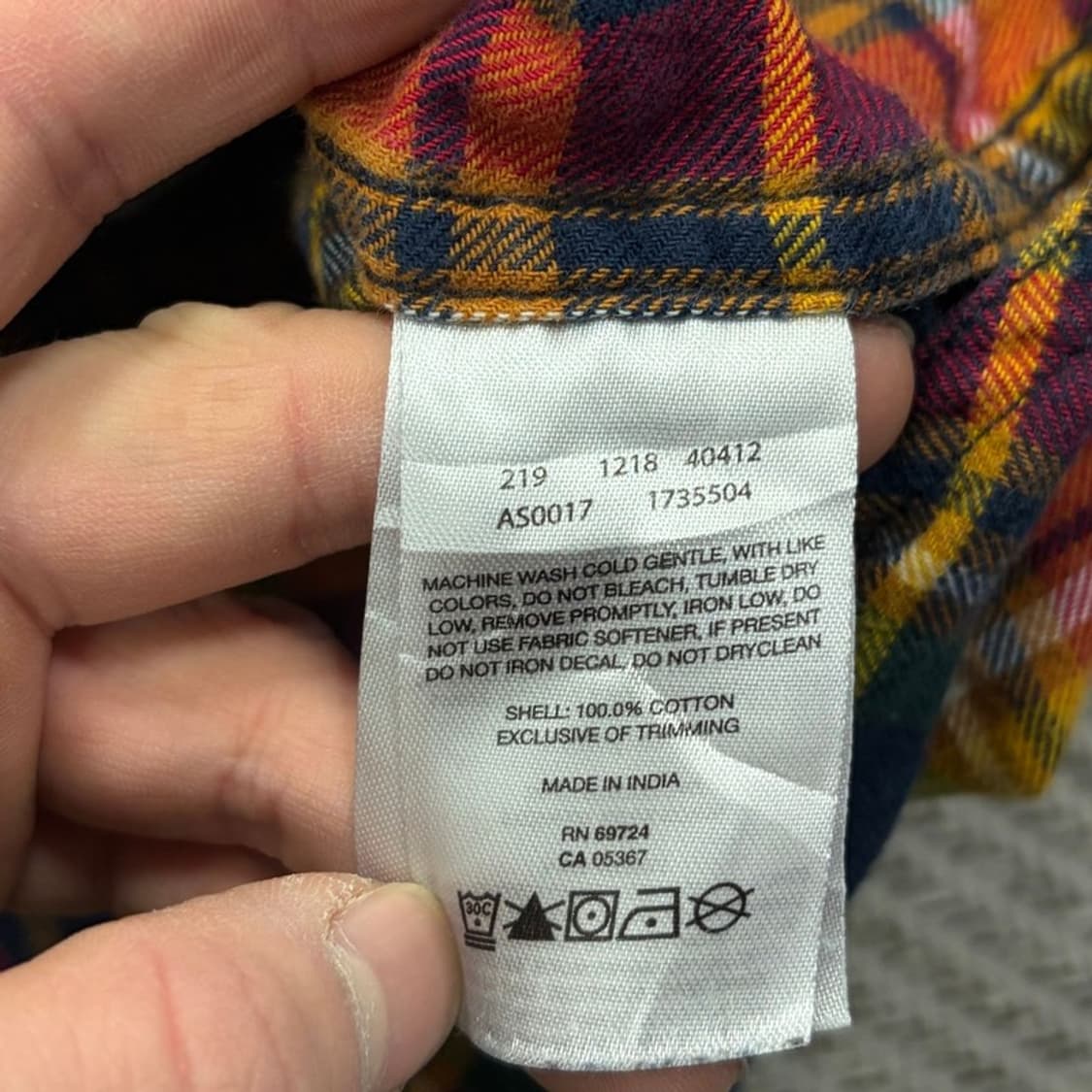 컬럼비아 체크 셔츠 v2695 상품이미지7