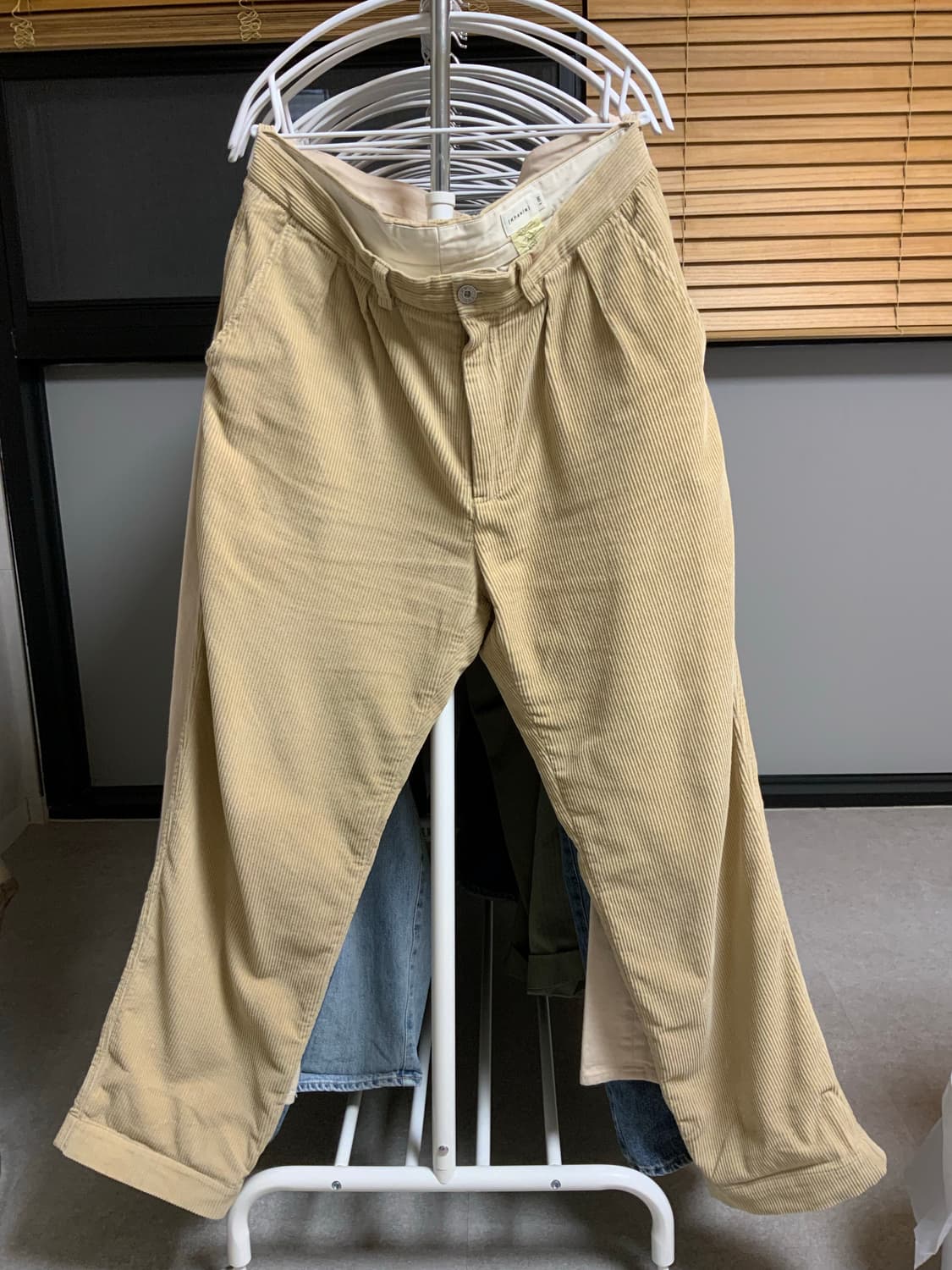 카키스 코듀로이 커먼 팬츠 라이트 카키 (라지) 상품이미지1