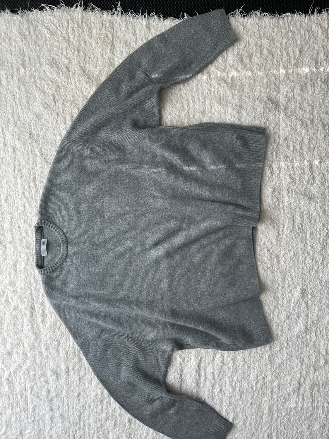 렉토 루즈핏 그레이 니트 상품이미지5