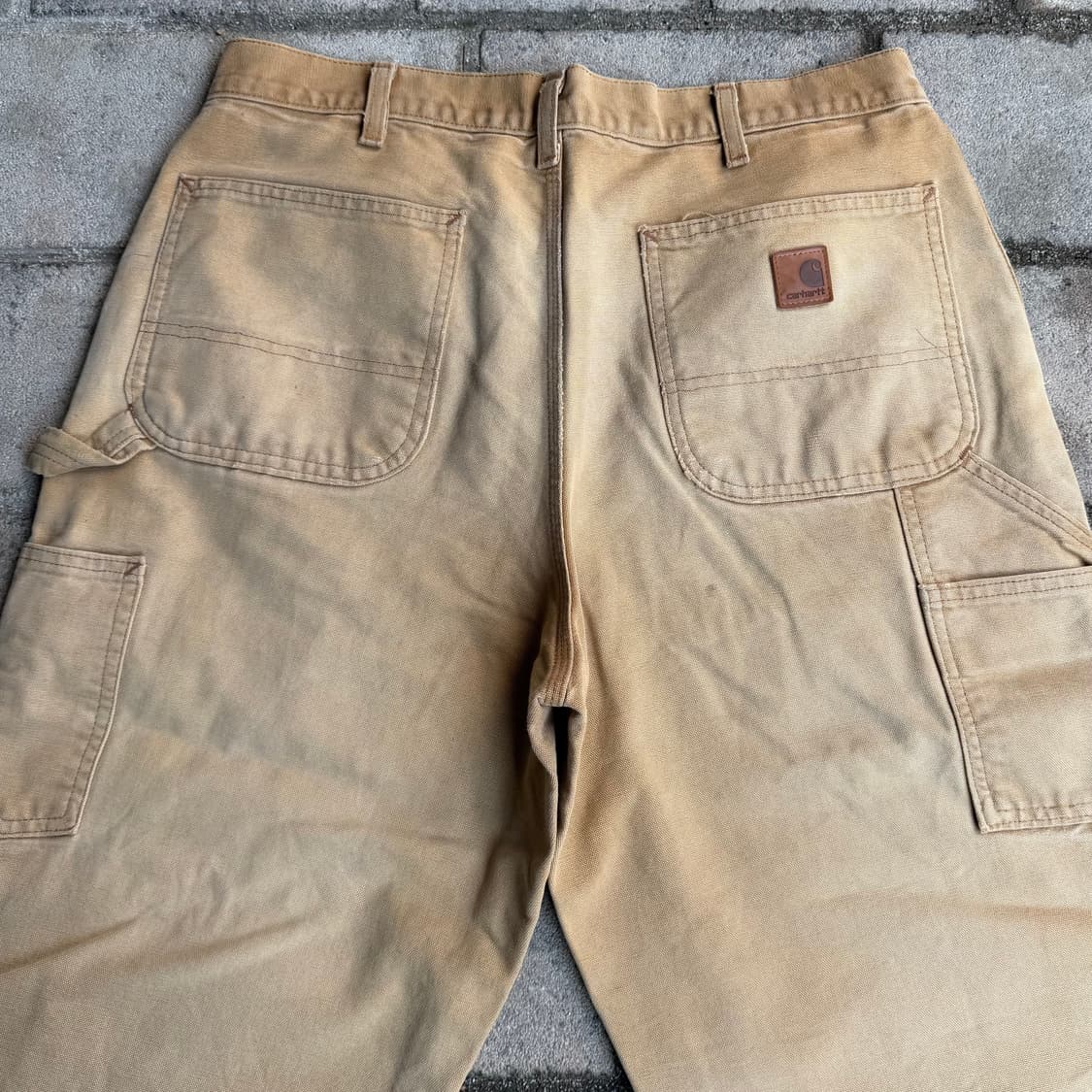 칼하트 B11 BRN 싱글니 카펜터 워크 팬츠 상품이미지6
