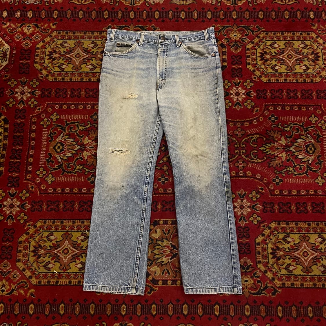 90s USA 빈티지 리바이스 517 오렌지탭 데님팬츠 상품이미지1