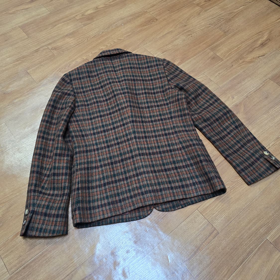 Celine 셀린느 울 체크 자켓  55~66 상품이미지6