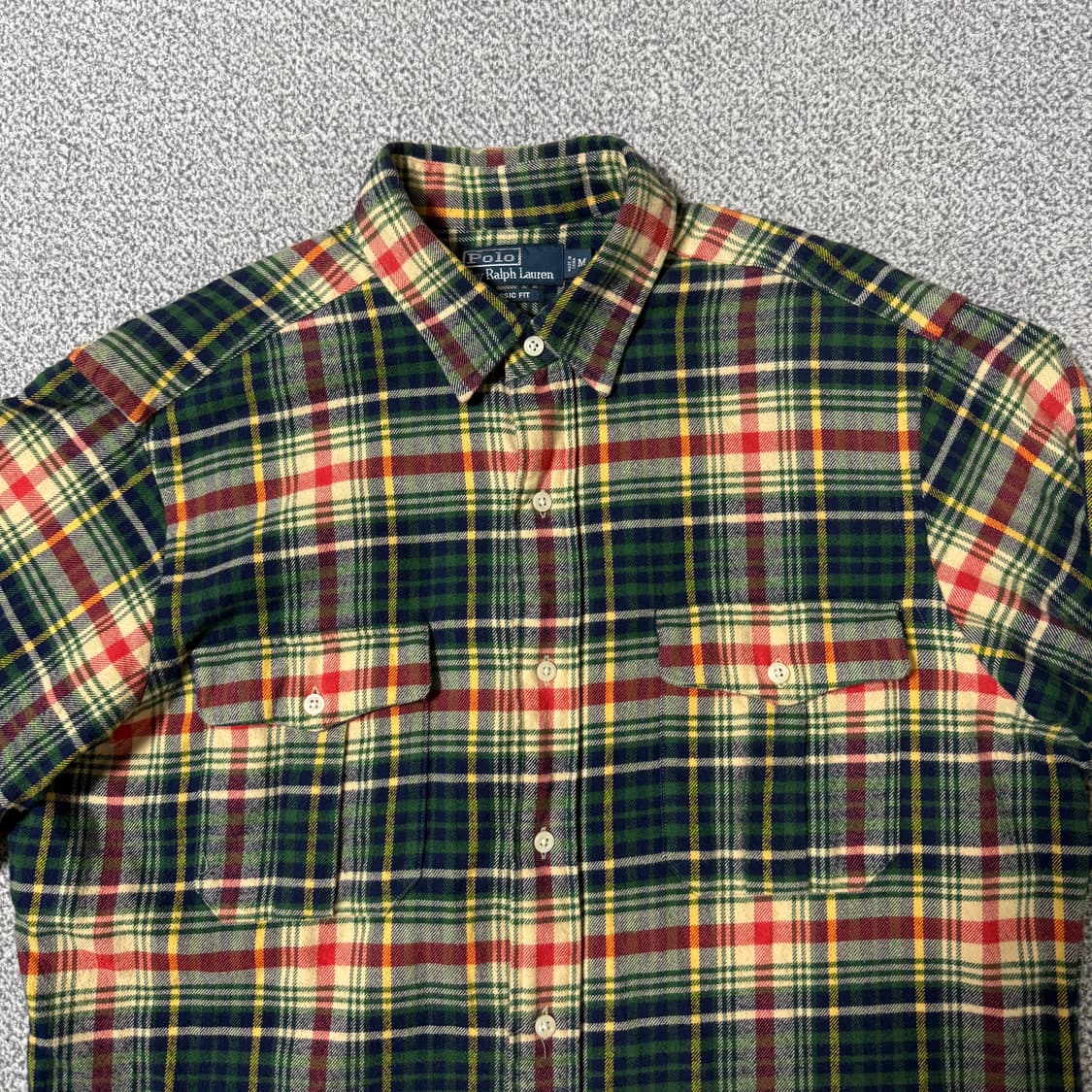 폴로 랄프로렌 체크 셔츠 남성용 M 상품이미지2
