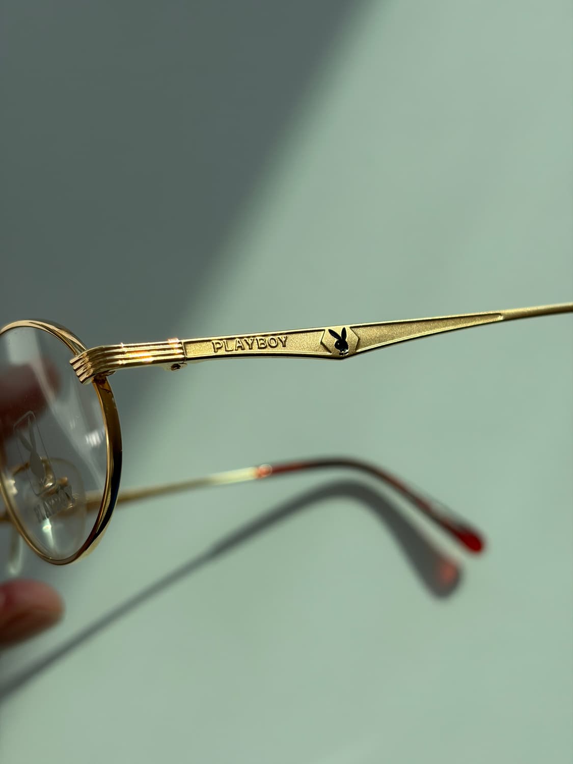 [데드스탁] 90s PLAYBOY 플레이보이 안경테 금테 (새제품) 상품이미지3
