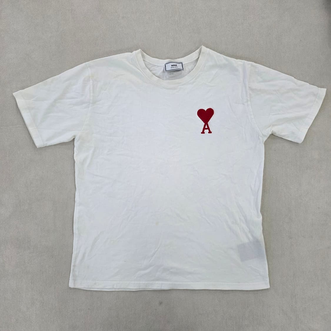 [L] 고급 빅하트 로고 자수 반팔티 0213J 상품이미지1