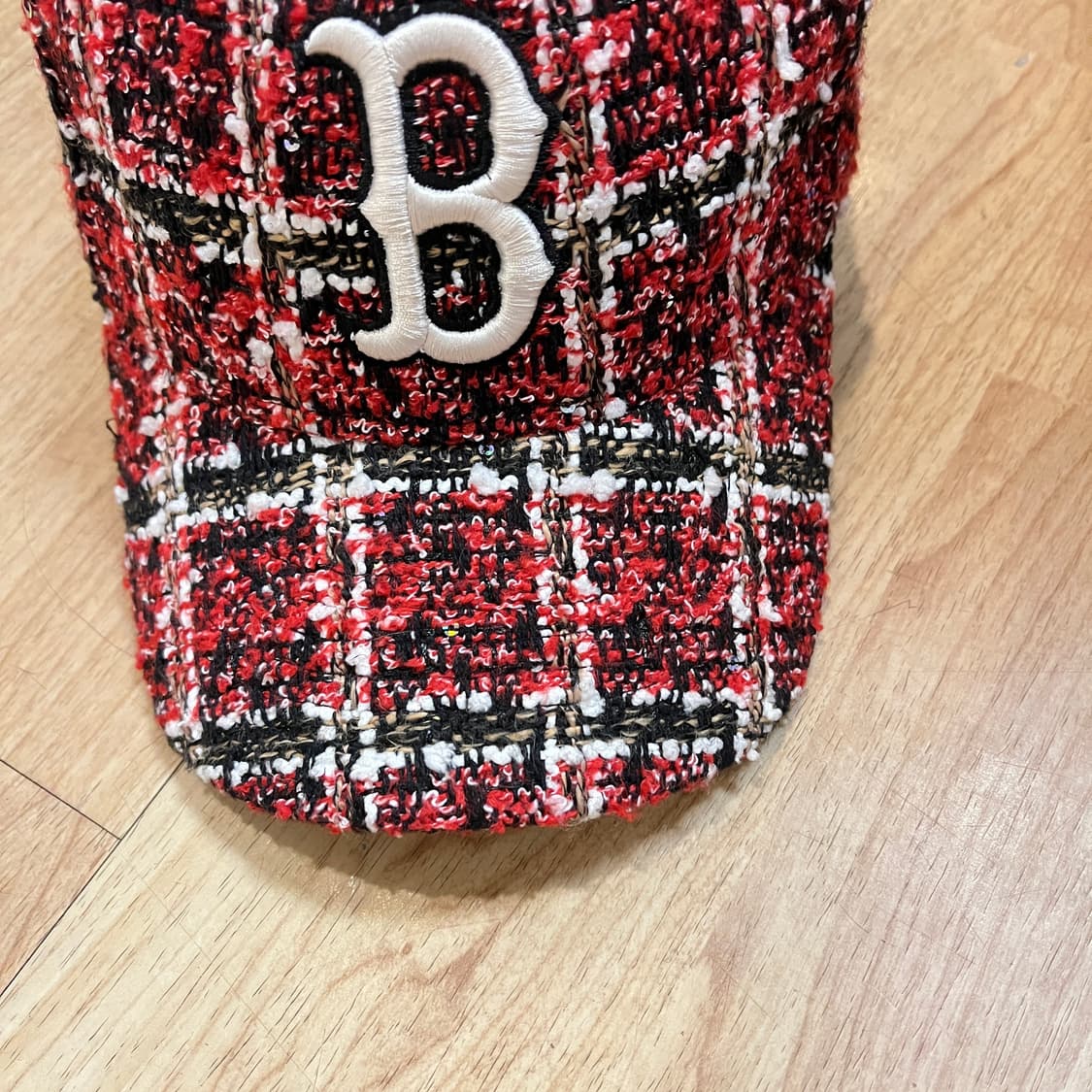 MLB 제니 트위드 커브 조절캡 상품이미지5