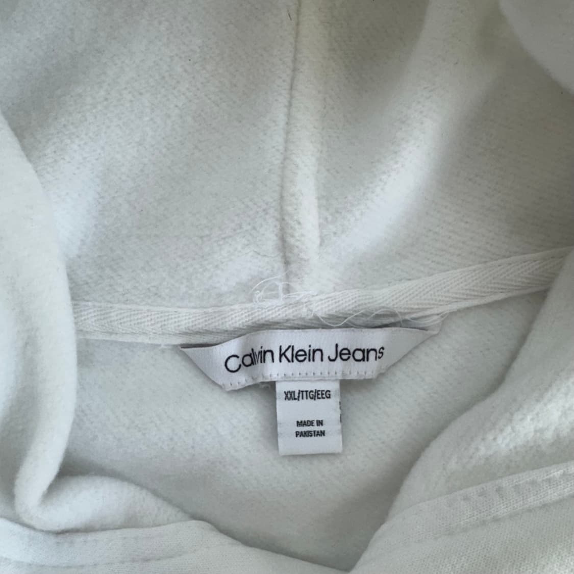 Calvin Klein 켈빈클라인 화이트 후드티 상품이미지5