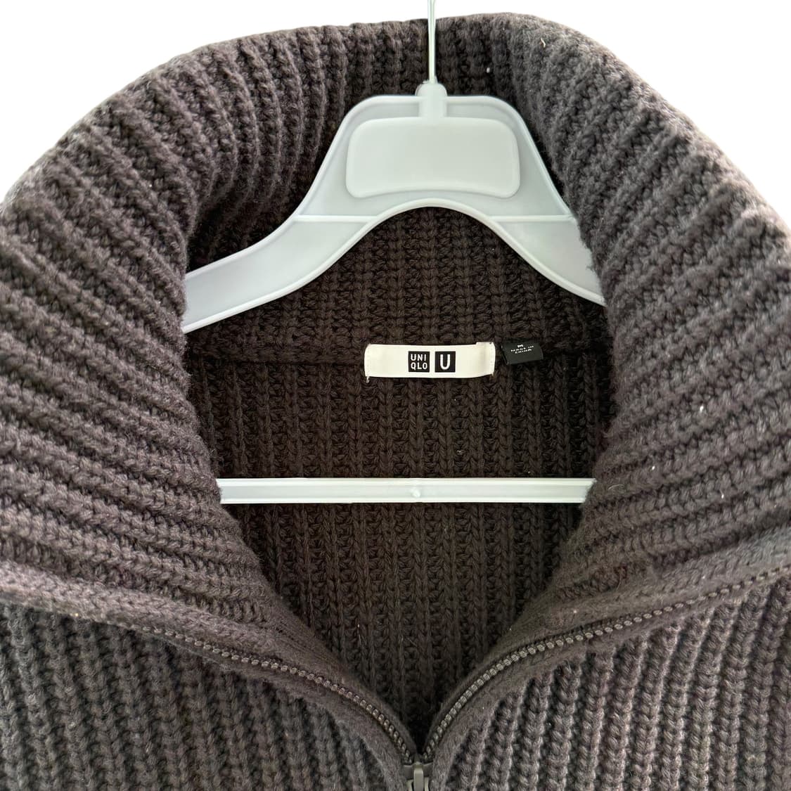 [M] 유니클로 브라운 집업 상품이미지5