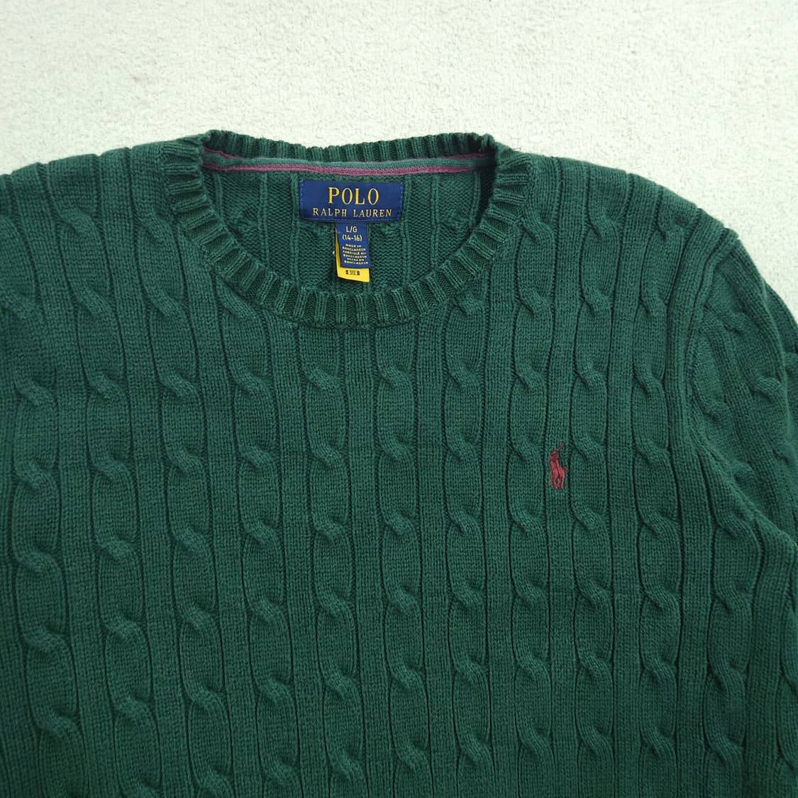 폴로 랄프 로렌 케이블 니트 L14-16 상품이미지4
