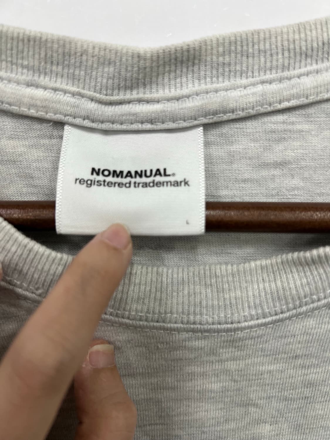 NOMANUAL 반팔티 상품이미지2