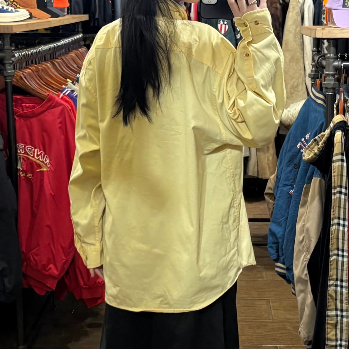 [HI] Carhartt 칼하트 투포켓 긴팔셔츠 라이트얠로우 상품이미지5