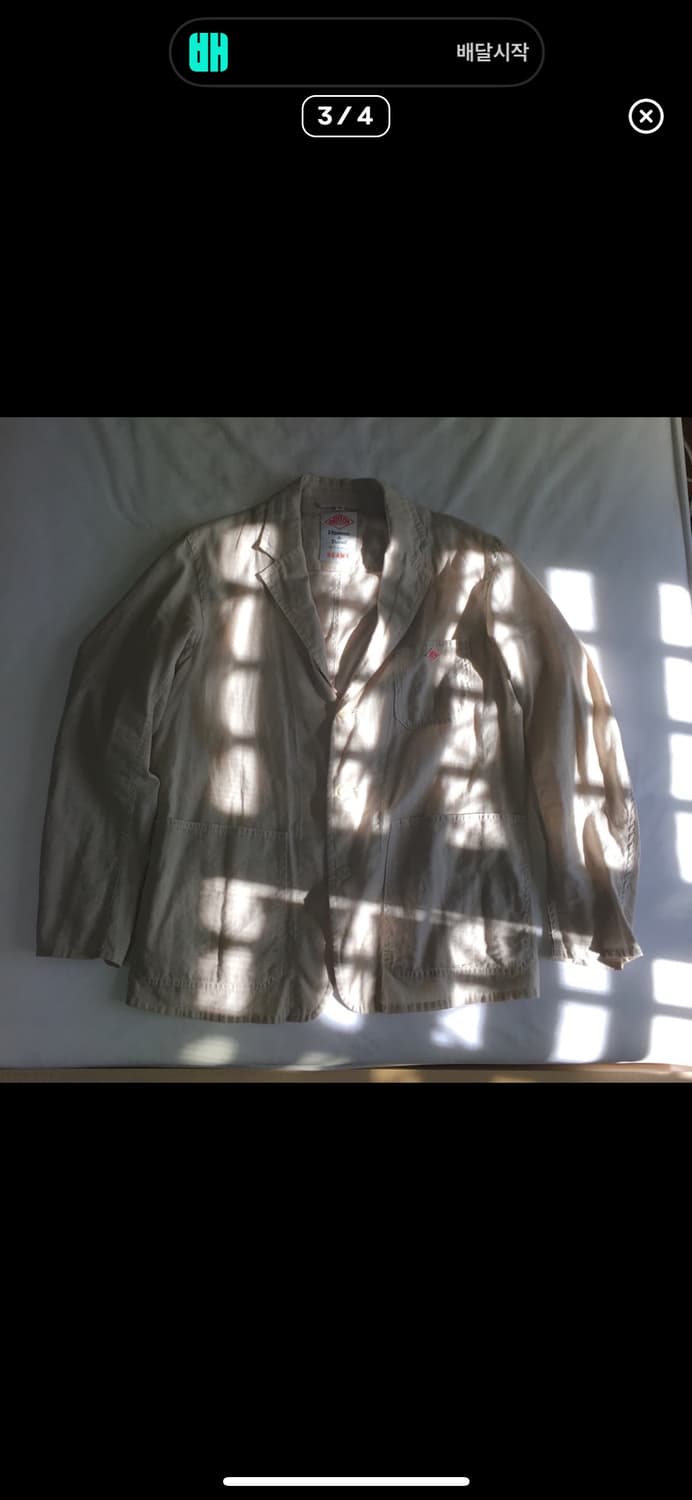 단톤 빔즈 린넨 자켓 상품이미지1