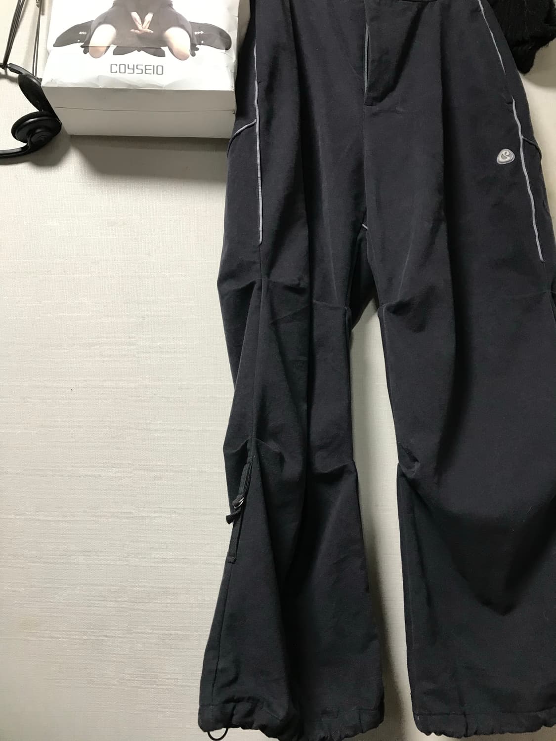 코이세이오 소프트 스트랩 라인팬츠 네이비 상품이미지3