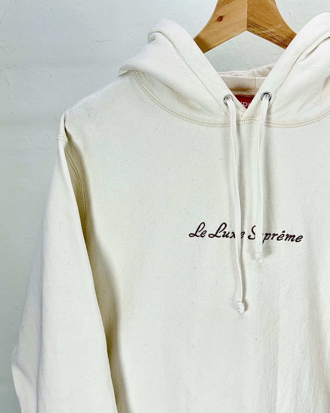슈프림 19ss 르 럭스 화이트 후디 스웨트 셔츠 상품이미지2
