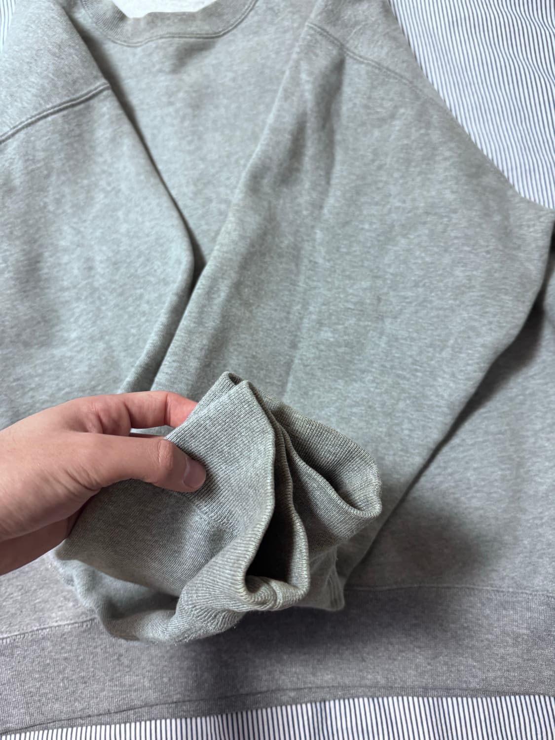 나이키 NRG 솔로 스우시 크루 플리스 다크 그레이 헤더 US  상품이미지6