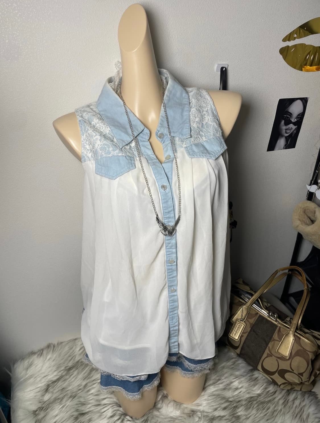 세실맥비 나시 블라우스 상품이미지1