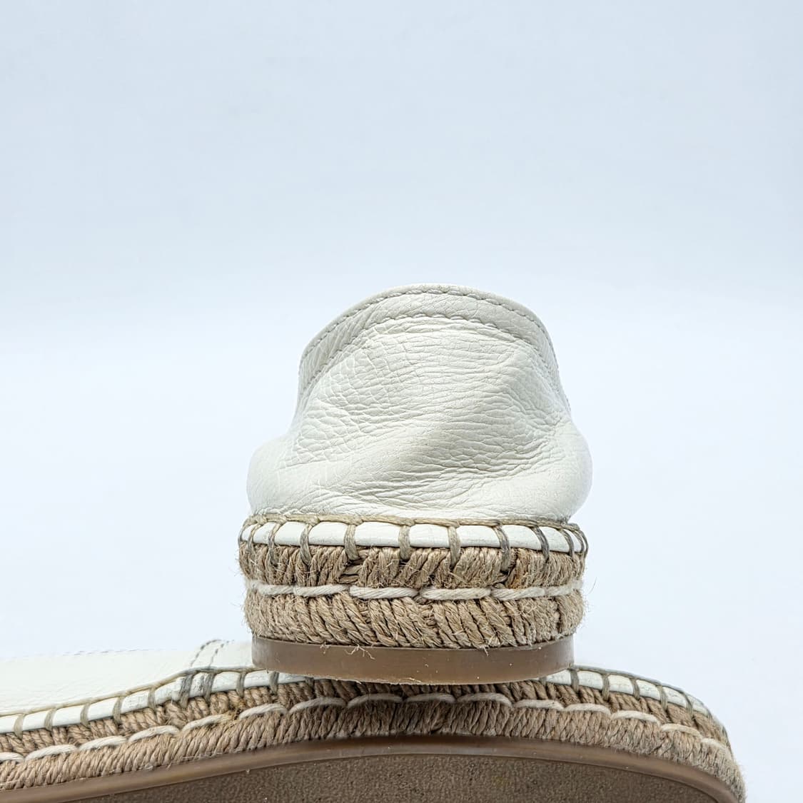  프라다 우먼스 레더 에스파듀 화이트 (37 1/2)  상품이미지2