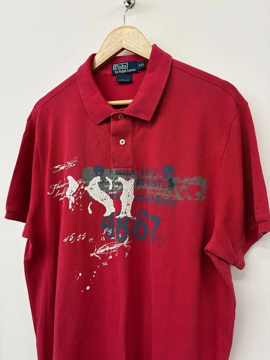 폴로 랄플로렌 00's Y2K 프린팅 반팔 카라 티셔츠 PN9793 상품이미지2