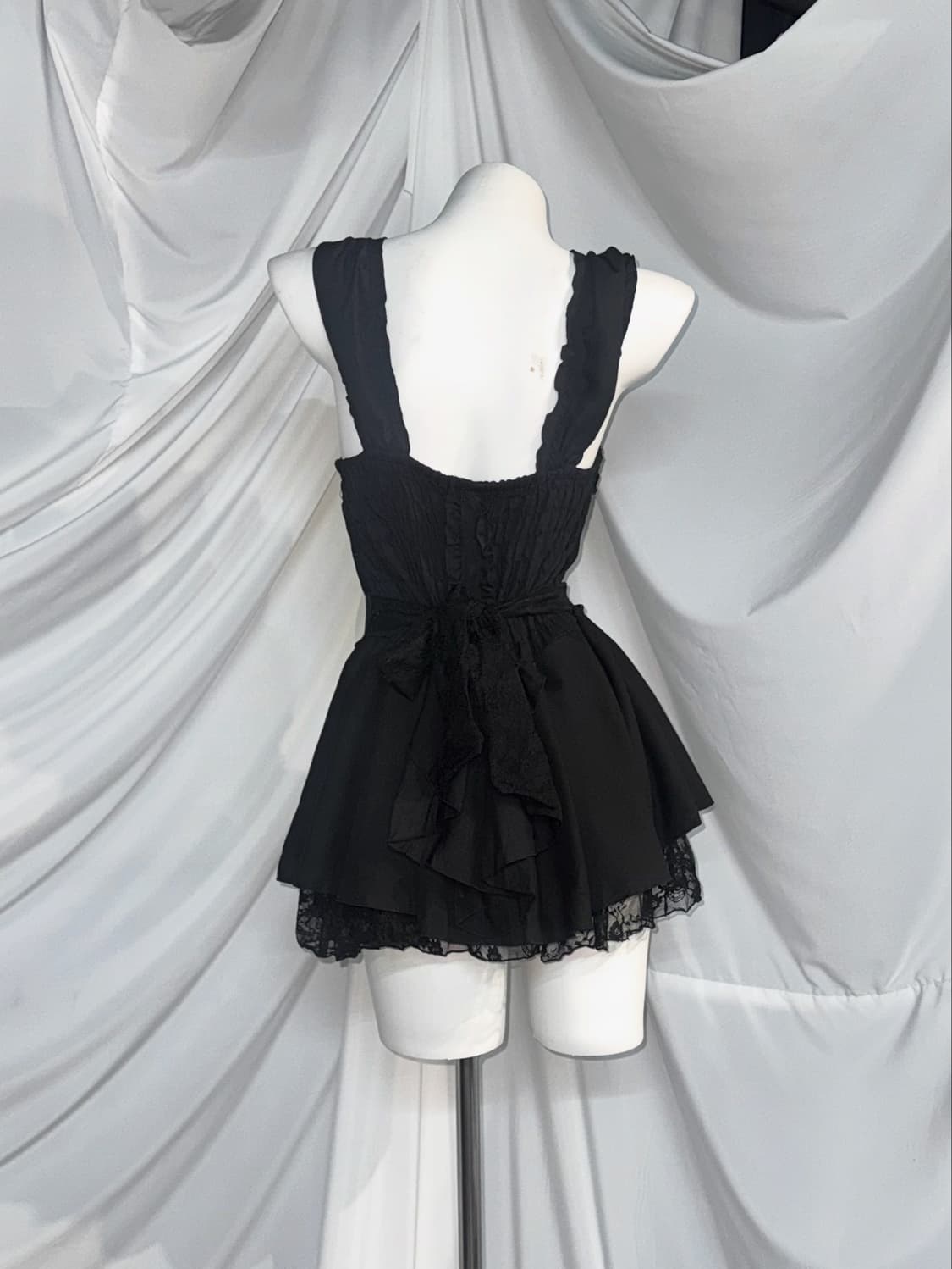 세라깔 블랙 고스고딕 아일렛 코디세트  상품이미지4