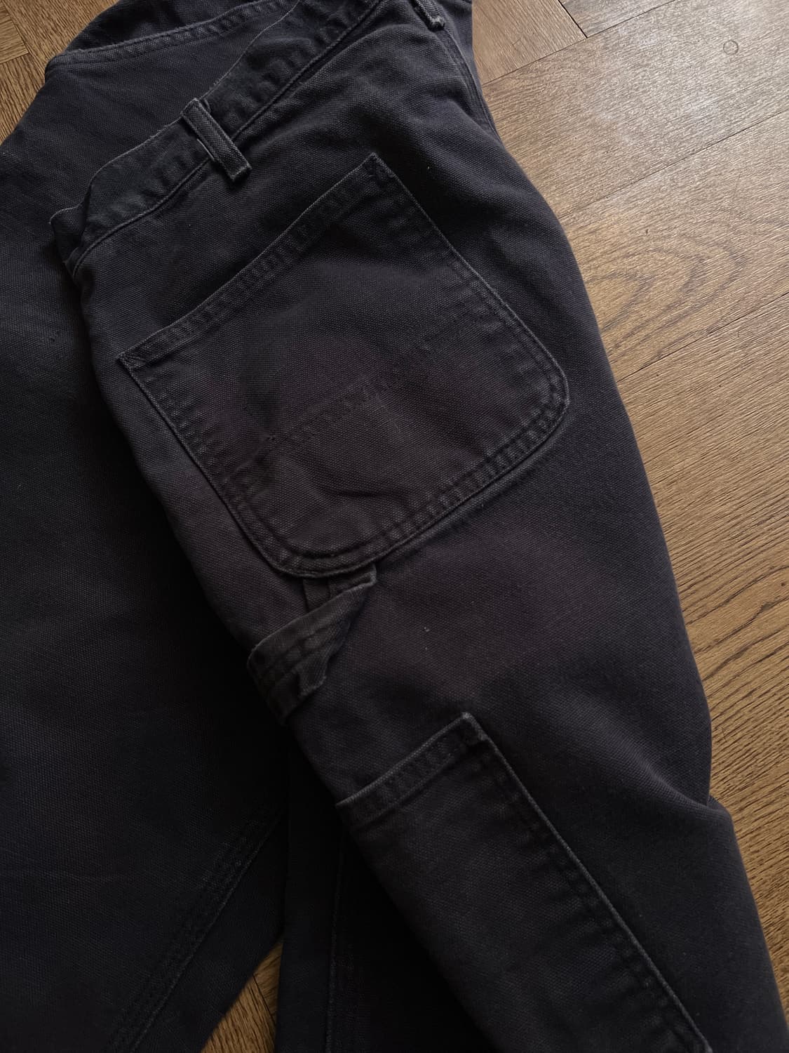 [38]칼하트 USA 빈티지 워싱 미드나잇 네이비 카펜터 워크팬츠 상품이미지6