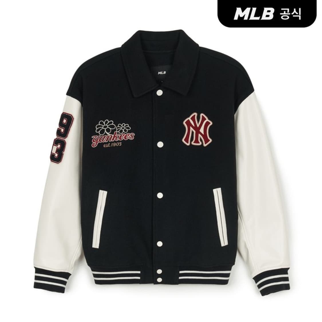 MLB 울 팝 카라 바시티자켓 NY L 상품이미지1