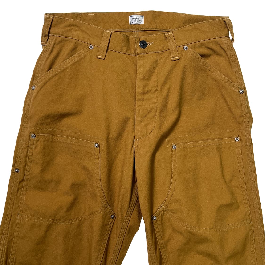 프리휠러스 모터사이클론 베이커스필드 더블니 팬츠 옐로우 브라운 (30) 상품이미지3