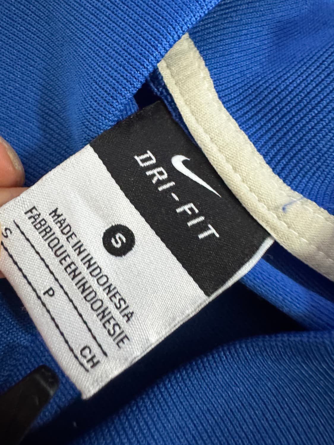 나이키 올드스쿨 드라이핏 져지 S 블루 상품이미지3