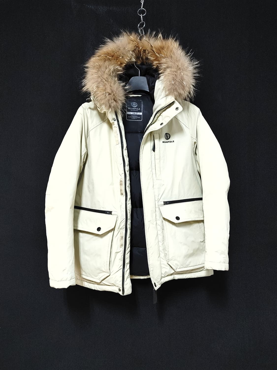 BEANPOLE OUTDOOR 빈폴아웃도어 라쿤털 후드 오리털패딩 상품이미지1