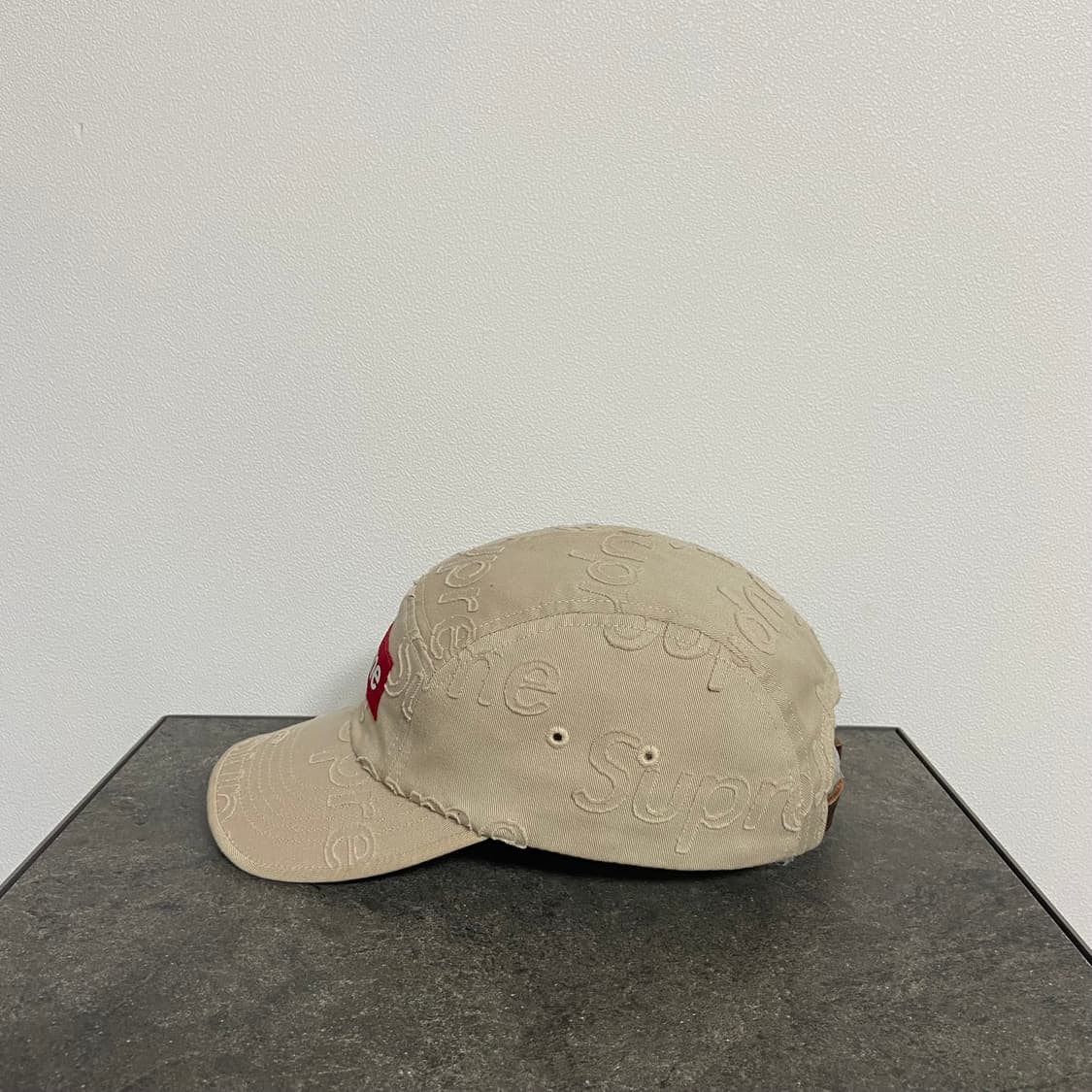 (OS) 슈프림 박스로고 캠프캡 모자 워시드 탄 상품이미지2